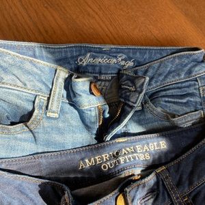 4 pairs of American Eagle Jeans